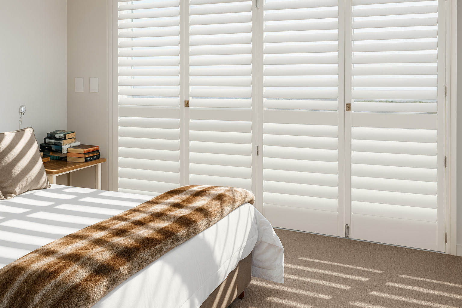 California shutters - plantation style interior shutters